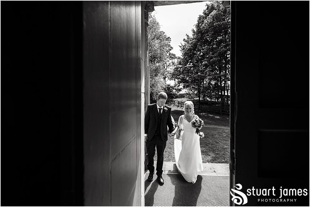 Documenting the Bride arriving in style at Tower of the Winds, Shugborough in Staffordshire with Platinum Wedding Cars