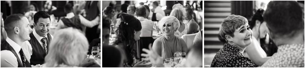 Capturing the guests enjoying the reception at Sandon Hall in Stafford by Documentary Wedding Photographer Stuart James