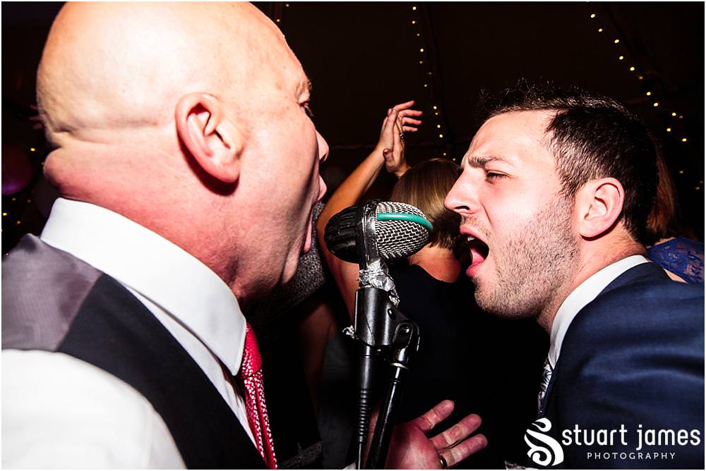 Creative photographs of the wedding reception, showing the life and soul of the party from the start of the night to the very end, truly perfect Documentary Wedding Photography of this Staffordshire Tipi Wedding