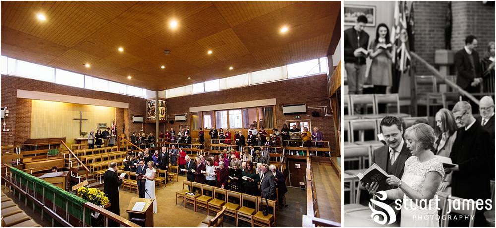 Unobtrusive natural photographs telling the story of the wedding ceremony at Wesley Methodist by West Bromwich West Bromwich Wedding Photographer Stuart James