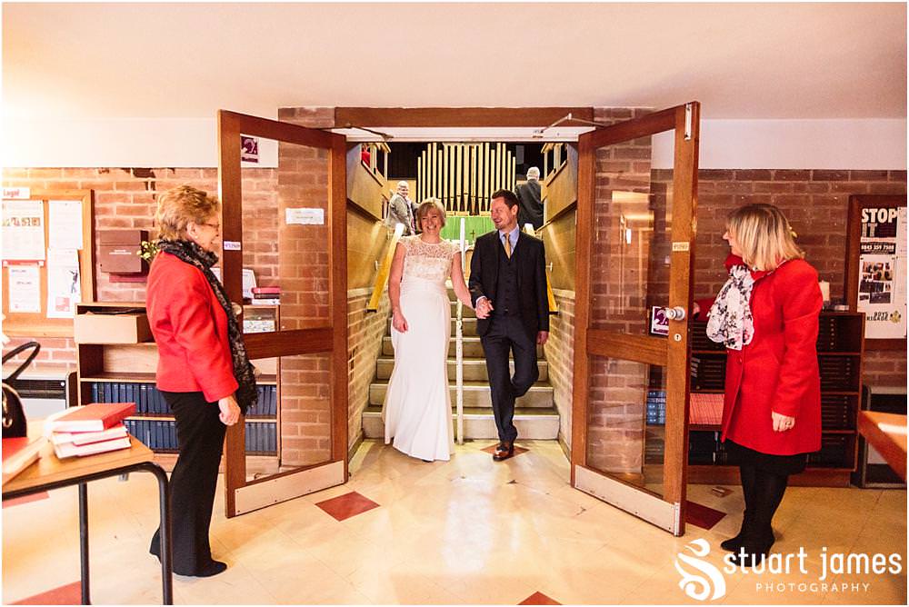 Candid photographs of the tea and coffee reception at Wesley Methodist by West Bromwich West Bromwich Wedding Photographer Stuart James