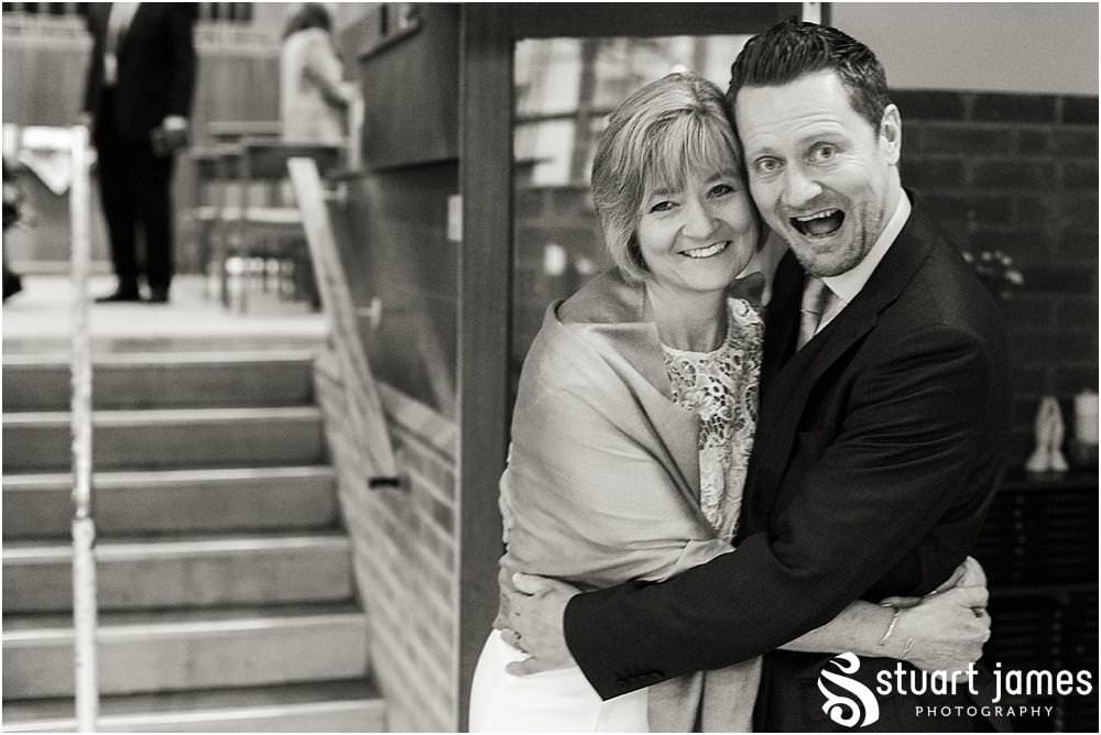 Candid photographs of the tea and coffee reception at Wesley Methodist by West Bromwich West Bromwich Wedding Photographer Stuart James