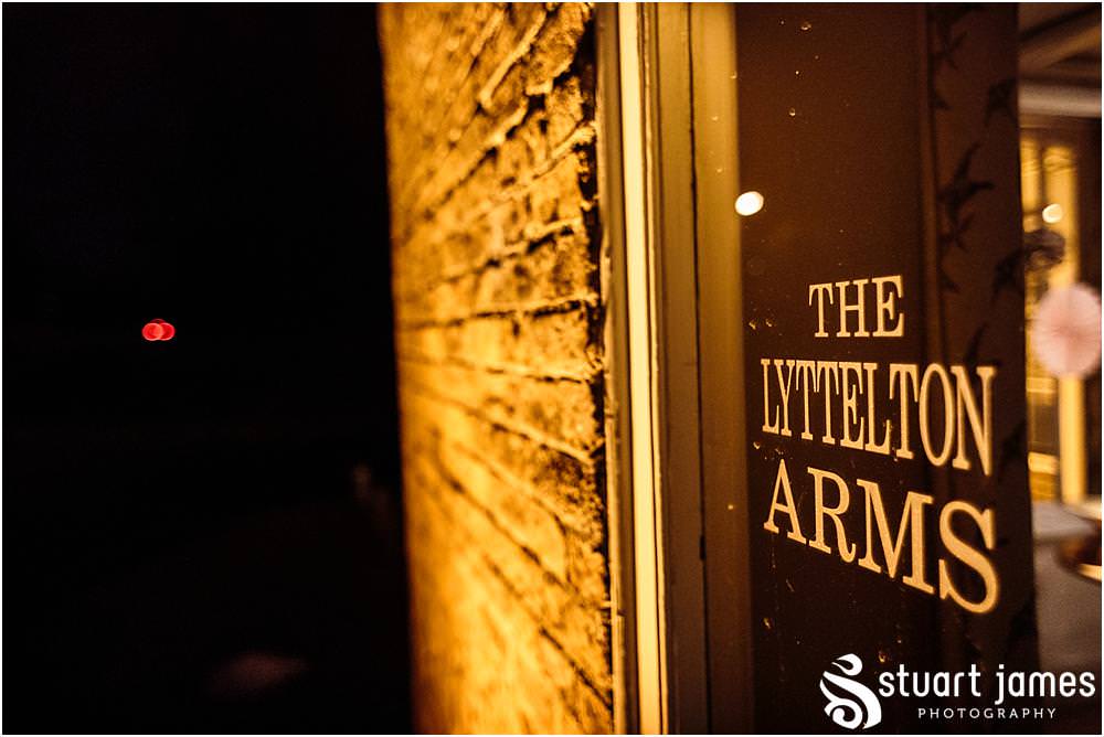 Creative photographs of the wedding reception at the Lyttleton Arms by Dudley Wedding Photographer Stuart James