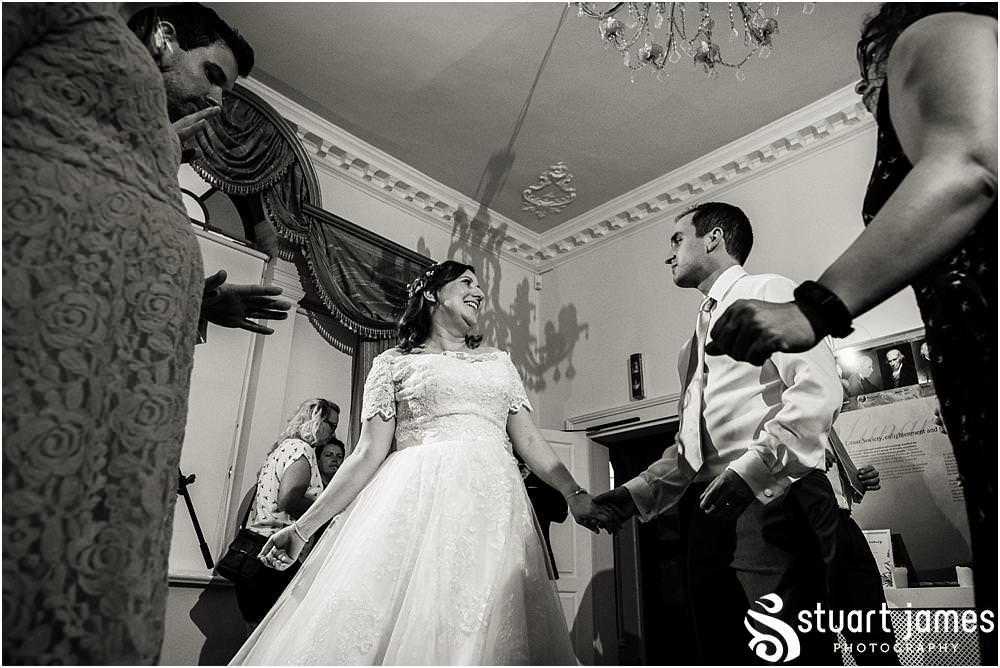 Epic scenes as the guests really let their hair down and party at Erasmus Darwin House in Lichfield by Lichfield Wedding Photographer Stuart James