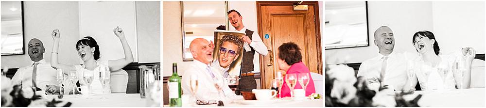 Photos that show the speeches and reactions to the fabulous Best Mans speeches at The Moat House in Acton Trussell by Documentary Wedding Photographer Stuart James