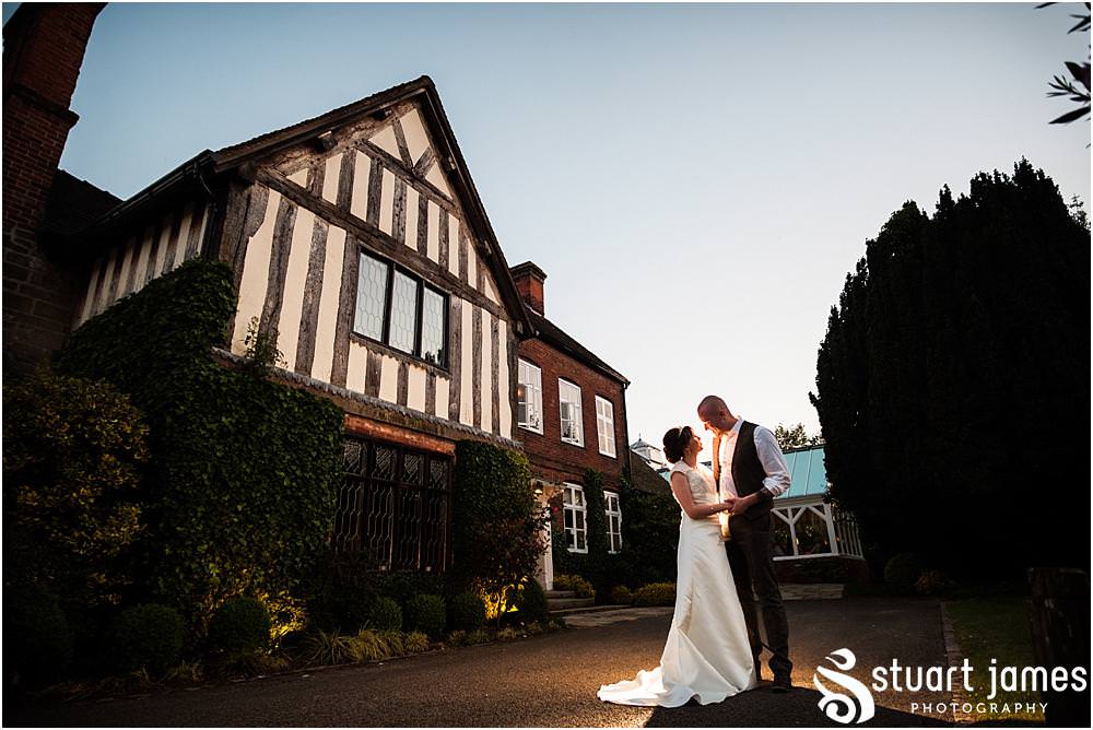 Fabulous evening portraits at The Moat House in Acton Trussell by Documentary Wedding Photographer Stuart James