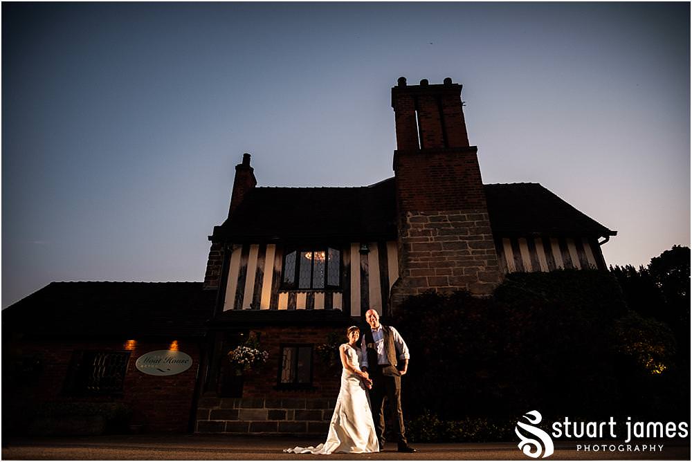 Fabulous evening portraits at The Moat House in Acton Trussell by Documentary Wedding Photographer Stuart James