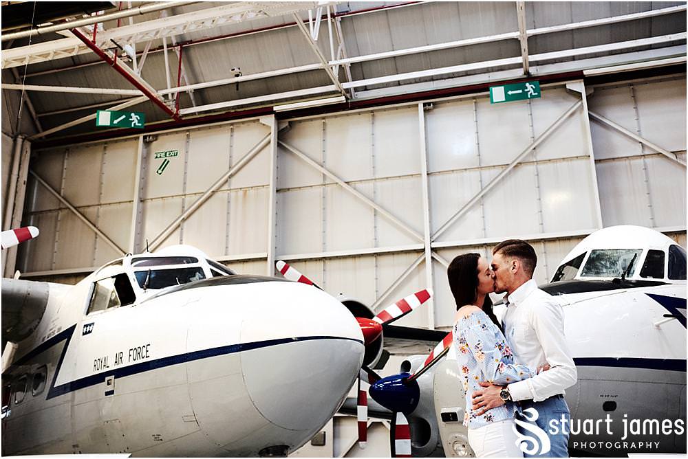 Creative portraits at Cosford with Sarah + Craig ahead of their Allerton Castle wedding this coming August. Cosford Engagement Portraits