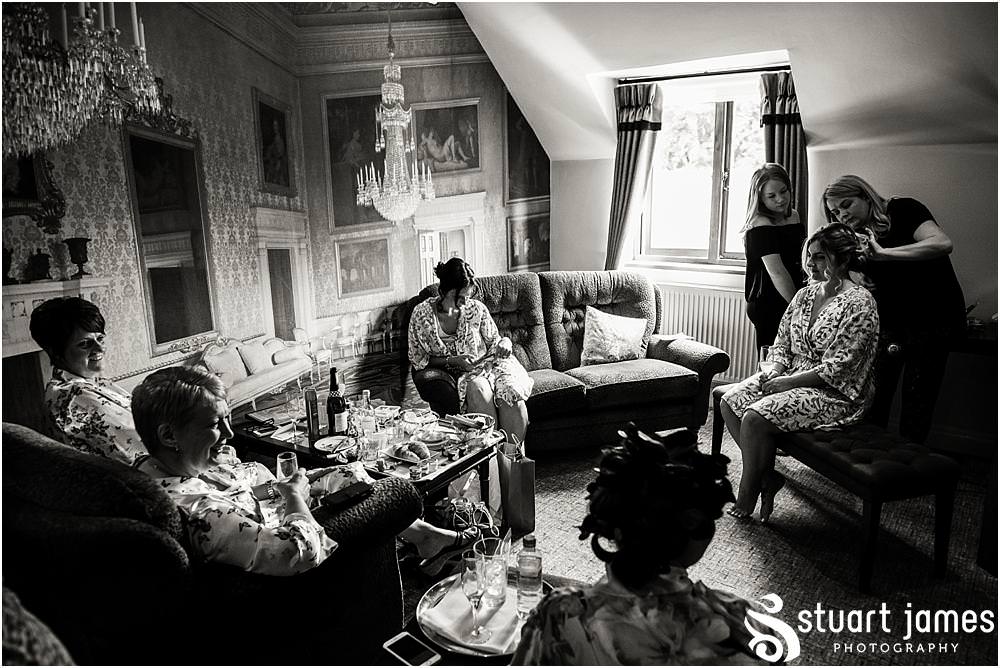 Documentary wedding photos of the wedding morning at The Moat House in Acton Trussell by Penkridge Wedding Photographer Stuart James