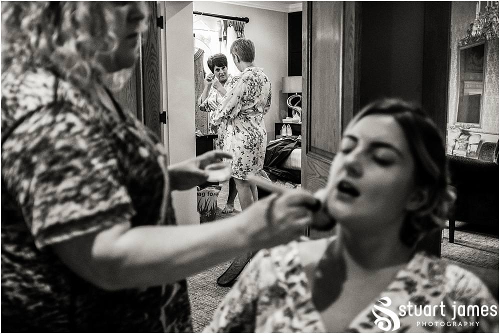 Documentary wedding photos of the wedding morning at The Moat House in Acton Trussell by Penkridge Wedding Photographer Stuart James