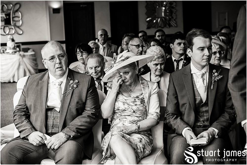 Photos that tell the story of the wedding ceremony at The Moat House in Acton Trussell by Penkridge Wedding Photographer Stuart James