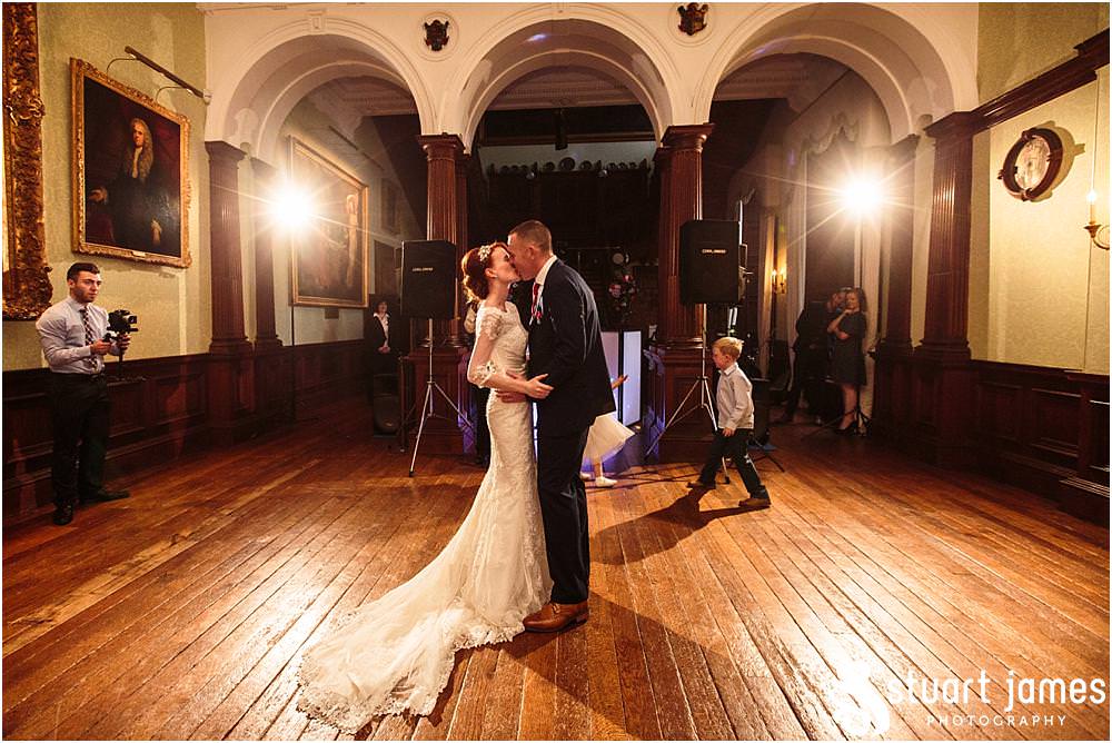 Gorgeous photographs of the First Dance at Sandon in Staffordshire by Documentary Wedding Photographer Stuart James
