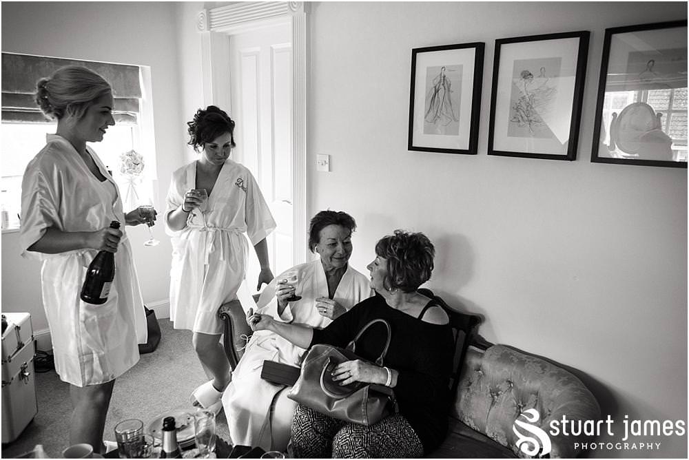 Creative photographs of the bridal morning preparations at Warwick House in Southam by Documentary Wedding Photographer Stuart James