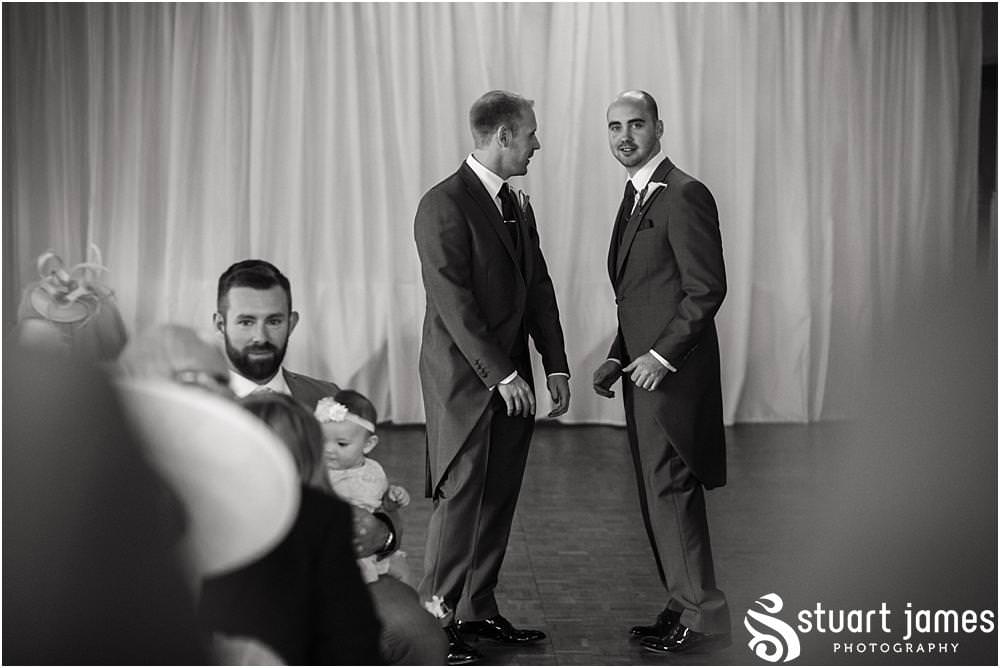 Storytelling photographs of the final moments before the ceremony at Warwick House in Southam by Documentary Wedding Photographer Stuart James