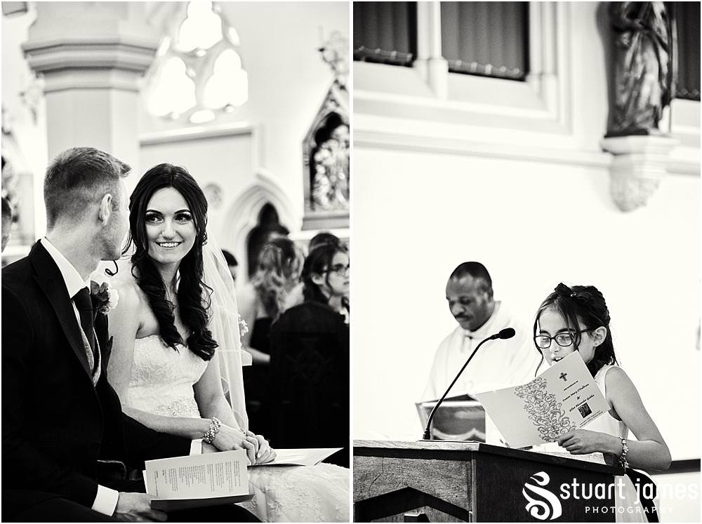 Documenting the emotion and sentiment of the beautiful wedding ceremony at Abbey Church in Erdington by West Midlands Wedding Photographer Stuart James