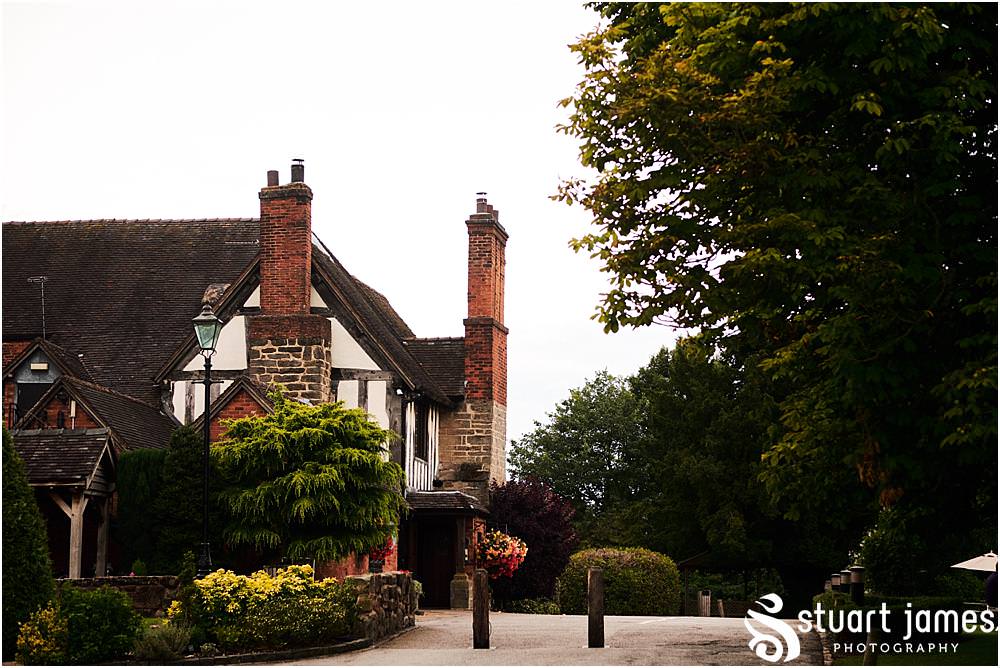 Countryside golden hour portraits with the Bride and Groom at The Moat House in Acton Trussell by Documentary Wedding Photographer Stuart James