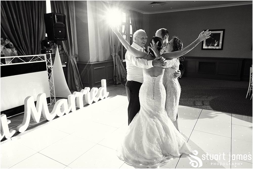 Beautiful scenes to capture as our Bride and Father of the Bride enjoy a dance together at The Belfry in Sutton Coldfield by Documentary Wedding Photographer Stuart James