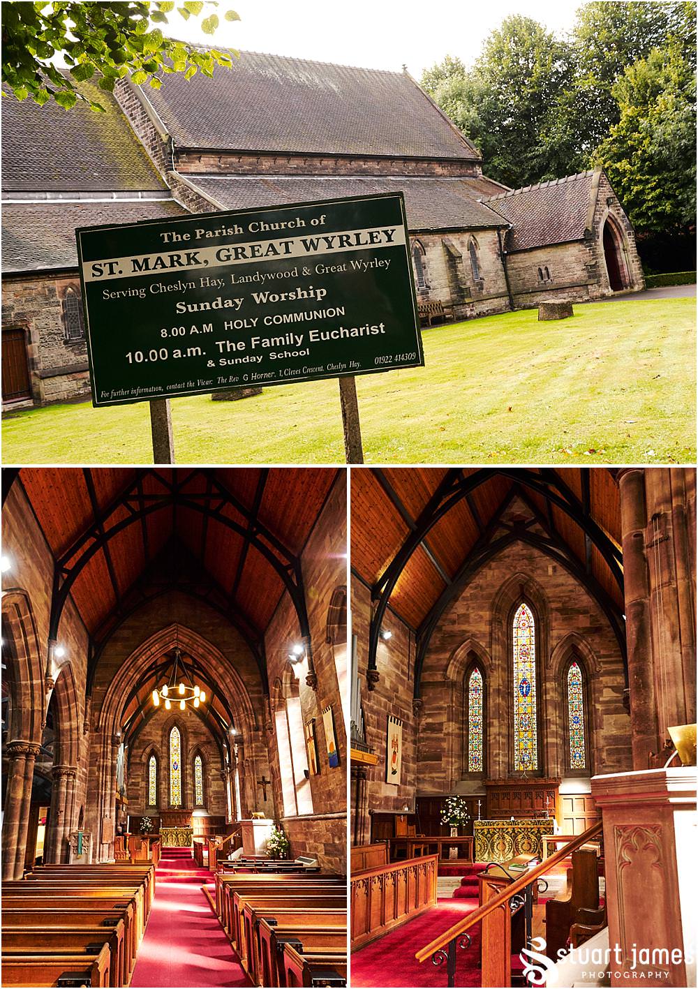 Creative contemporary photographs of the groomsmen at St Marks Church Great Wyrley in Walsall by Documentary Wedding Photographer Stuart James