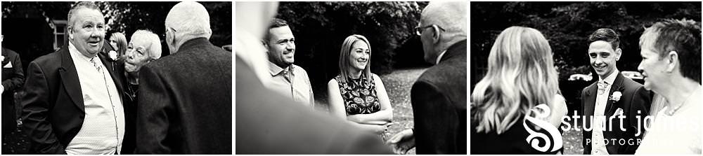 Creative contemporary photographs of the groomsmen at St Marks Church Great Wyrley in Walsall by Documentary Wedding Photographer Stuart James