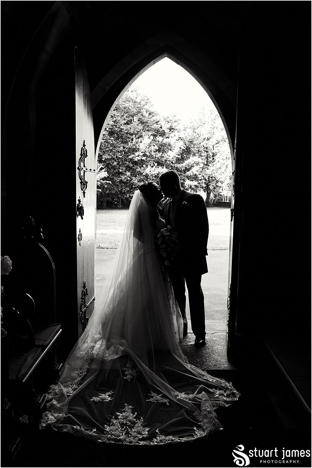 Creative relaxed wedding photographs at St Marks Church Great Wyrley in Walsall by Documentary Wedding Photographer Stuart James