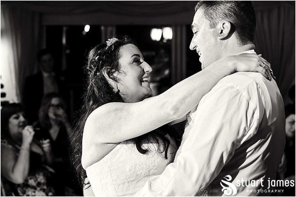 Creative photographs of the first dance at Calderfields by Documentary Wedding Photographer Stuart James