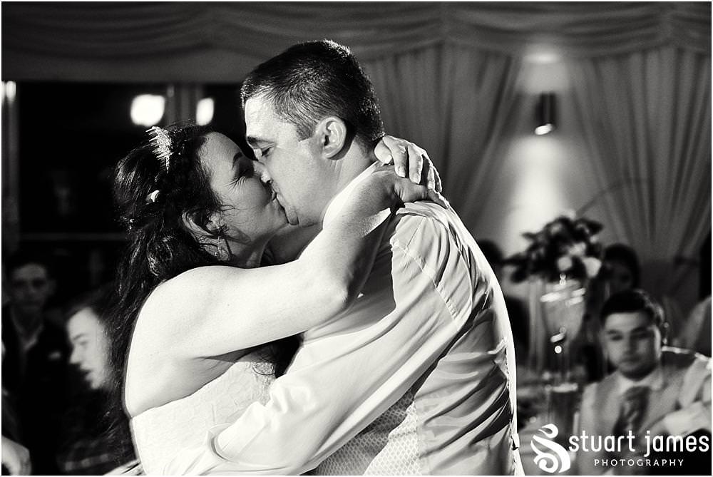 Creative photographs of the first dance at Calderfields by Documentary Wedding Photographer Stuart James