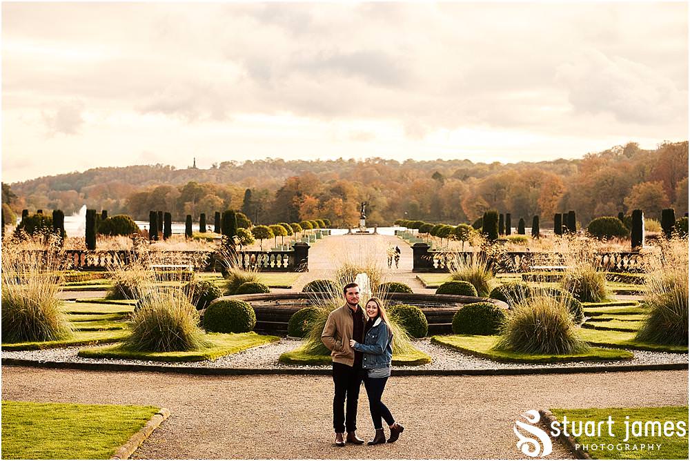 Creative natural portraits at Trentham Gardens in Stoke on Trent by Documentary Wedding Photographer Stuart James