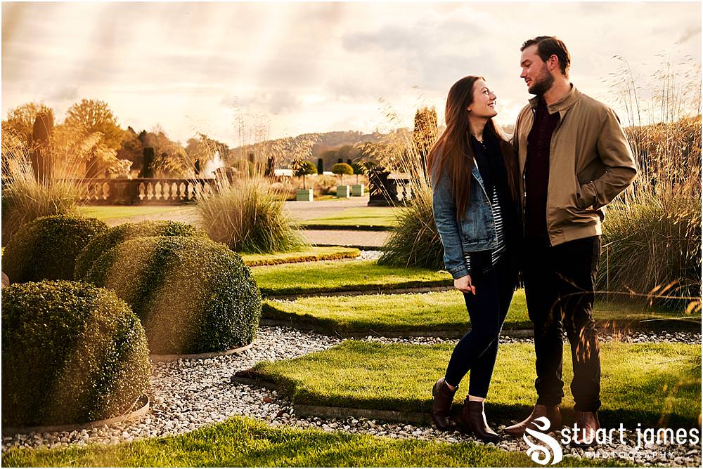 Creative natural portraits at Trentham Gardens in Stoke on Trent by Documentary Wedding Photographer Stuart James