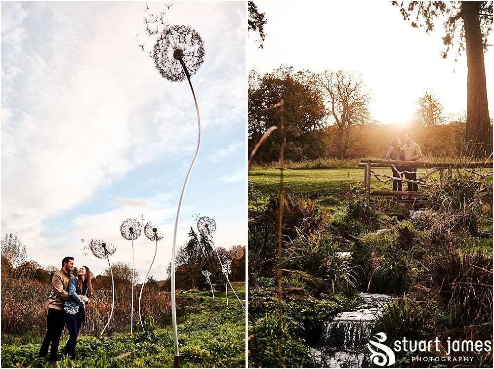 Creative natural portraits at Trentham Gardens in Stoke on Trent by Documentary Wedding Photographer Stuart James