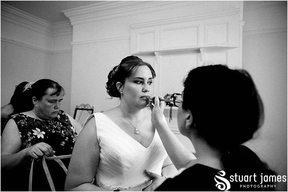 Capturing the final moments before the wedding ceremony at Chester Zoo in Chester by Documentary Wedding Photographer Stuart James