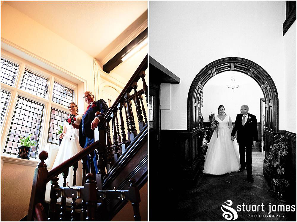 Capturing the entrance of the bridal party to the ceremony at Chester Zoo in Chester by Documentary Wedding Photographer Stuart James