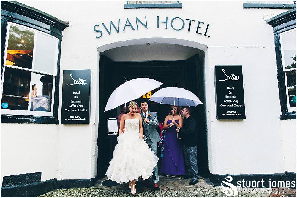 Wet weather weddings and being creative with your wedding photograph. Tips and advice and beautiful photographs by Staffordshire Wedding Photographer Stuart James Photography