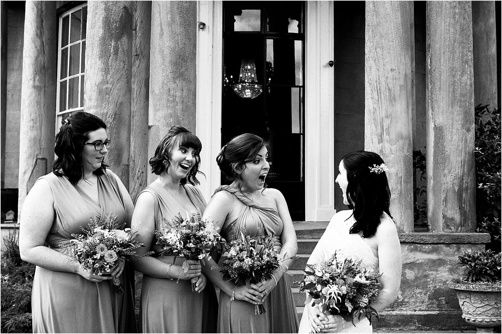 Creative wedding photography at Brocton Hall in Stafford by Associate Photographer with Stuart James Photography
