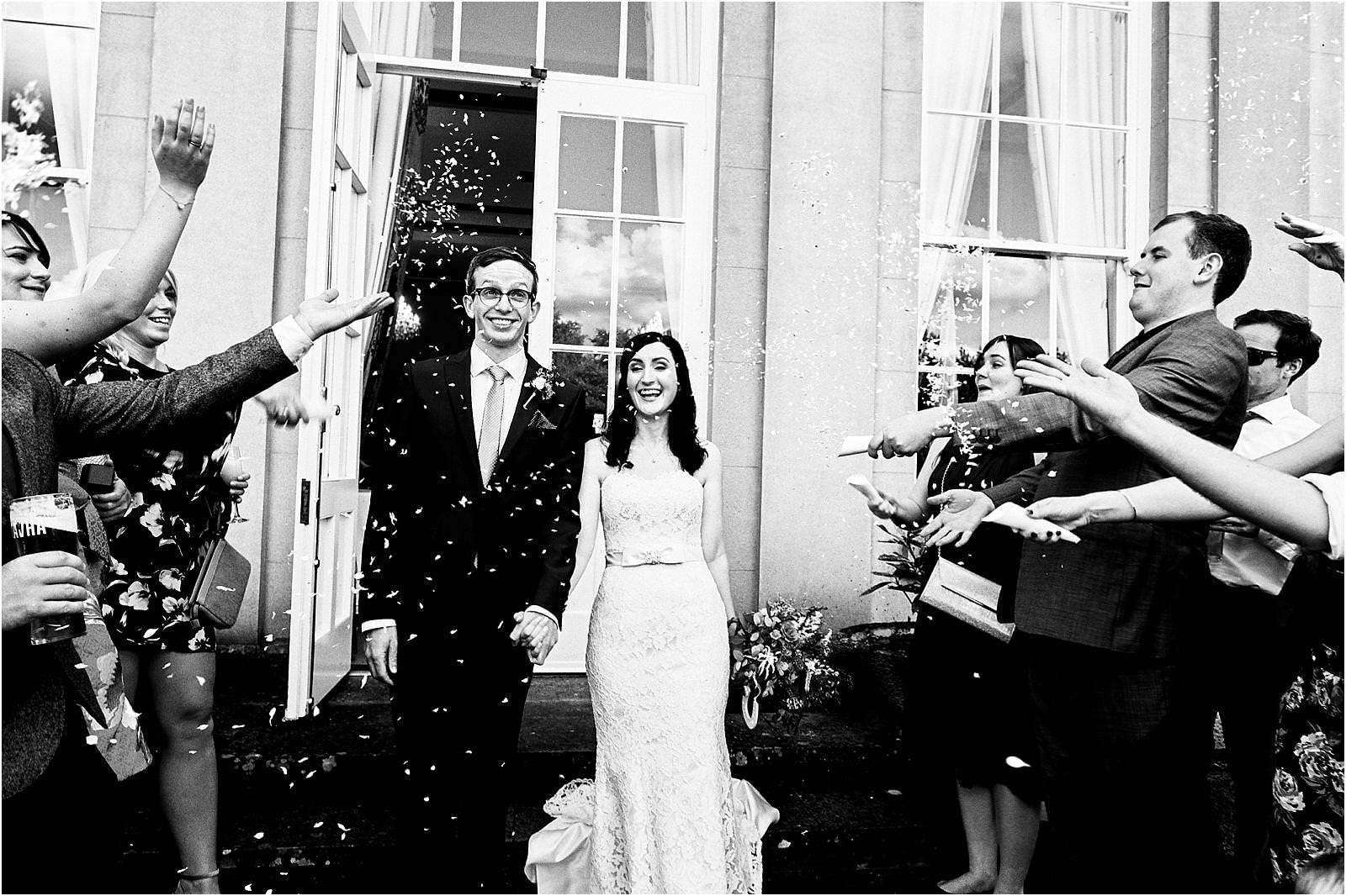 Creative wedding photography at Brocton Hall in Stafford by Associate Photographer with Stuart James Photography