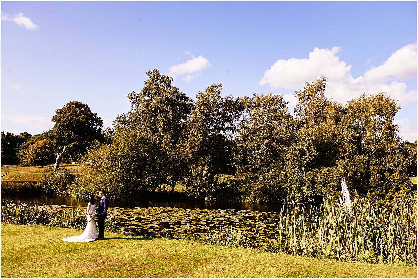 Creative wedding photography at Brocton Hall in Stafford by Associate Photographer with Stuart James Photography