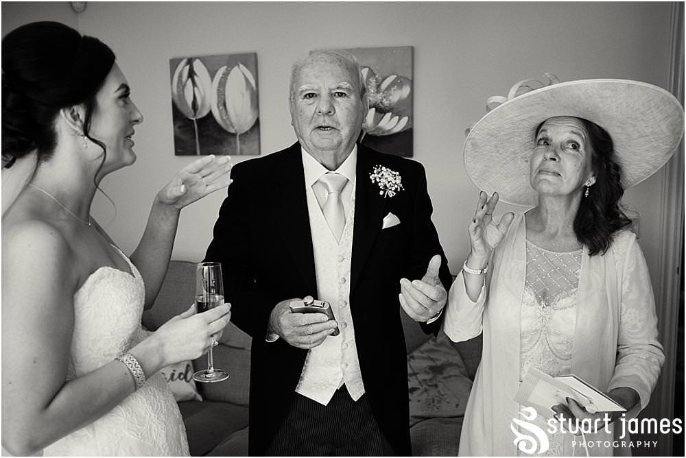 Creative documentary wedding photography at The Belfry by Staffordshire Wedding Photographers Stuart James