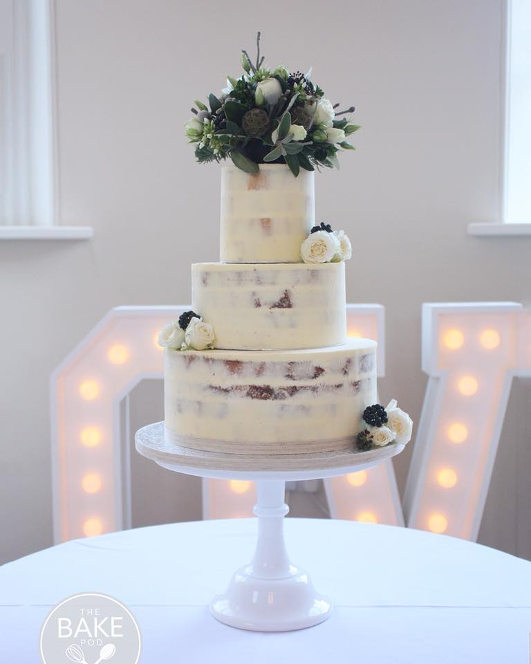 Staffordshire Wedding Cakes from The Bake Pod Cannock