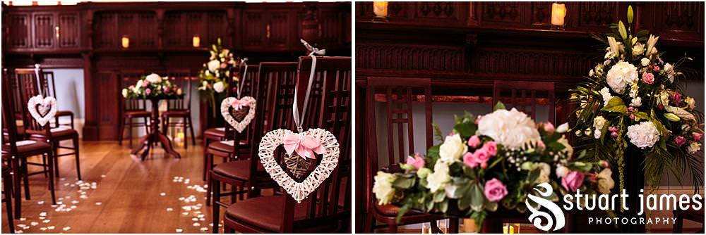 Such beautiful detailing and styling for the wedding at Pendrell Hall with Pendrell Hall Wedding Photography by Stuart James