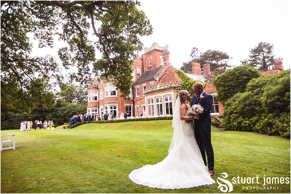 With beautiful weather and a stunning couple, the bride and groom portraits were always going to look pretty amazing at Pendrell Hall with Pendrell Hall Wedding Photography by Stuart James