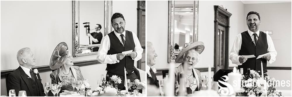 From laughter to tears, the rollercoaster of a speech from our best man was truly beautiful to photographs and for the guests to enjoy at Pendrell Hall with Pendrell Hall Wedding Photography by Stuart James