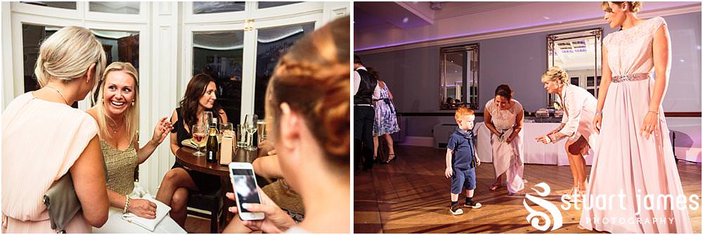 Capturing the fun of the evening at Pendrell Hall with Pendrell Hall Wedding Photography by Stuart James