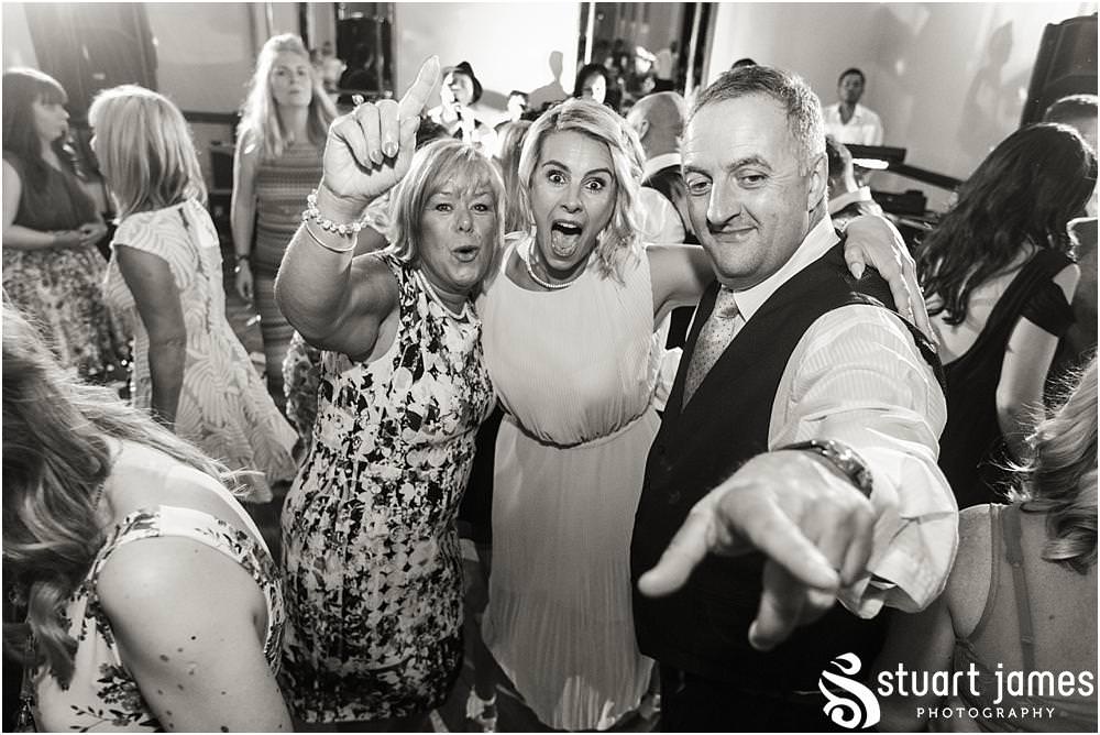 With such an amazing crowd the party never stopped, with amazing dancing photographs all night long at Pendrell Hall with Pendrell Hall Wedding Photography by Stuart James