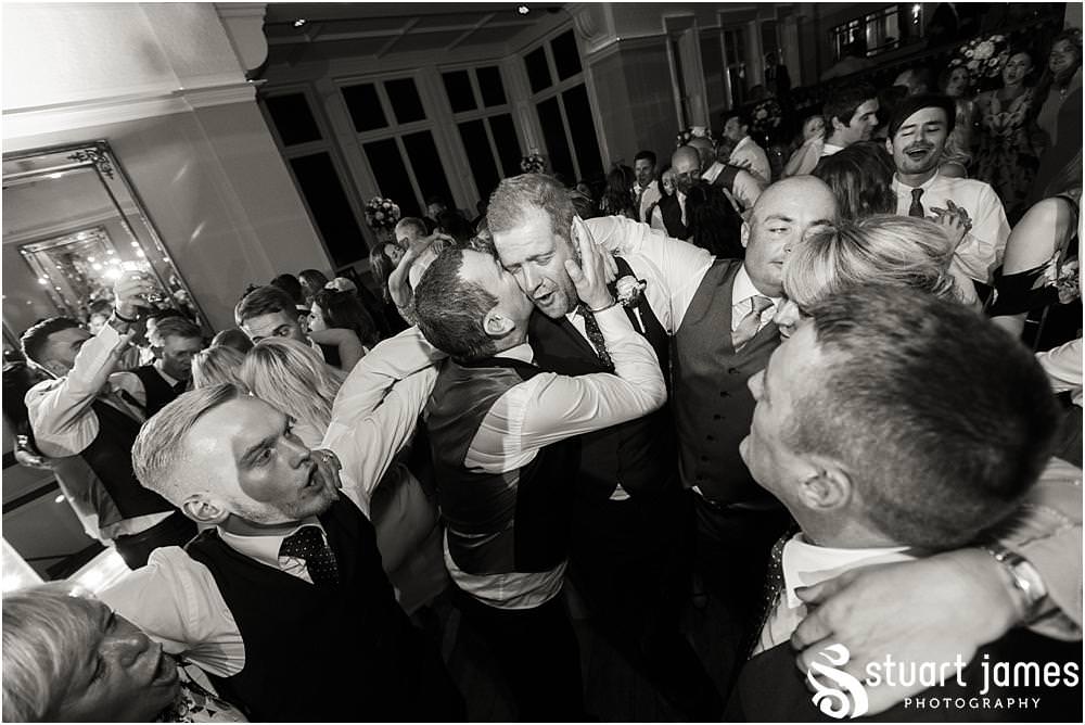 With such an amazing crowd the party never stopped, with amazing dancing photographs all night long at Pendrell Hall with Pendrell Hall Wedding Photography by Stuart James