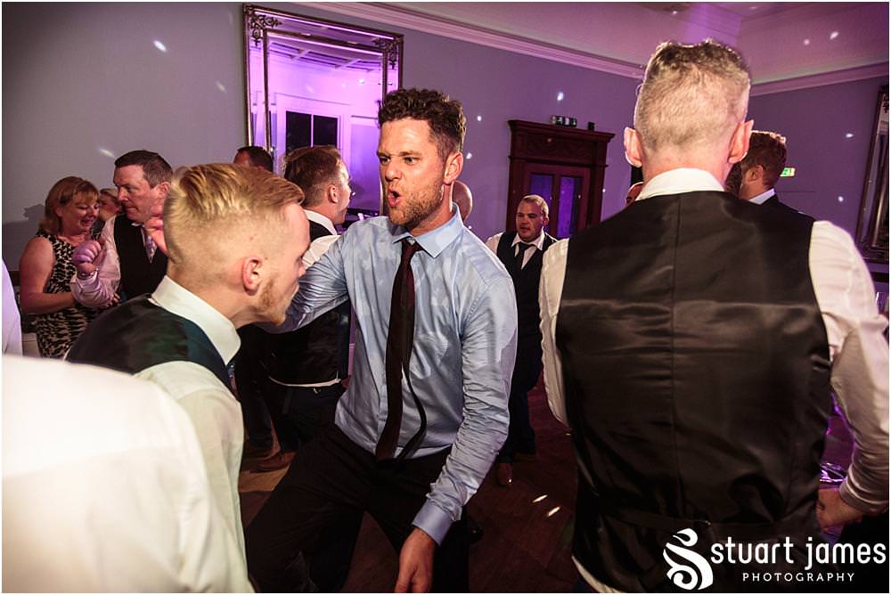 With such an amazing crowd the party never stopped, with amazing dancing photographs all night long at Pendrell Hall with Pendrell Hall Wedding Photography by Stuart James