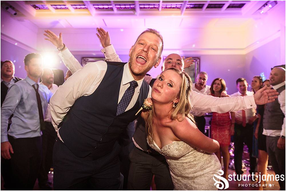 With such an amazing crowd the party never stopped, with amazing dancing photographs all night long at Pendrell Hall with Pendrell Hall Wedding Photography by Stuart James