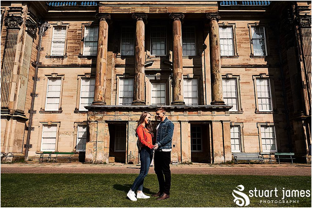 Creative relaxed portraits around Calke Abbey in Derbyshire by Derbyshire Wedding Photographer Stuart James