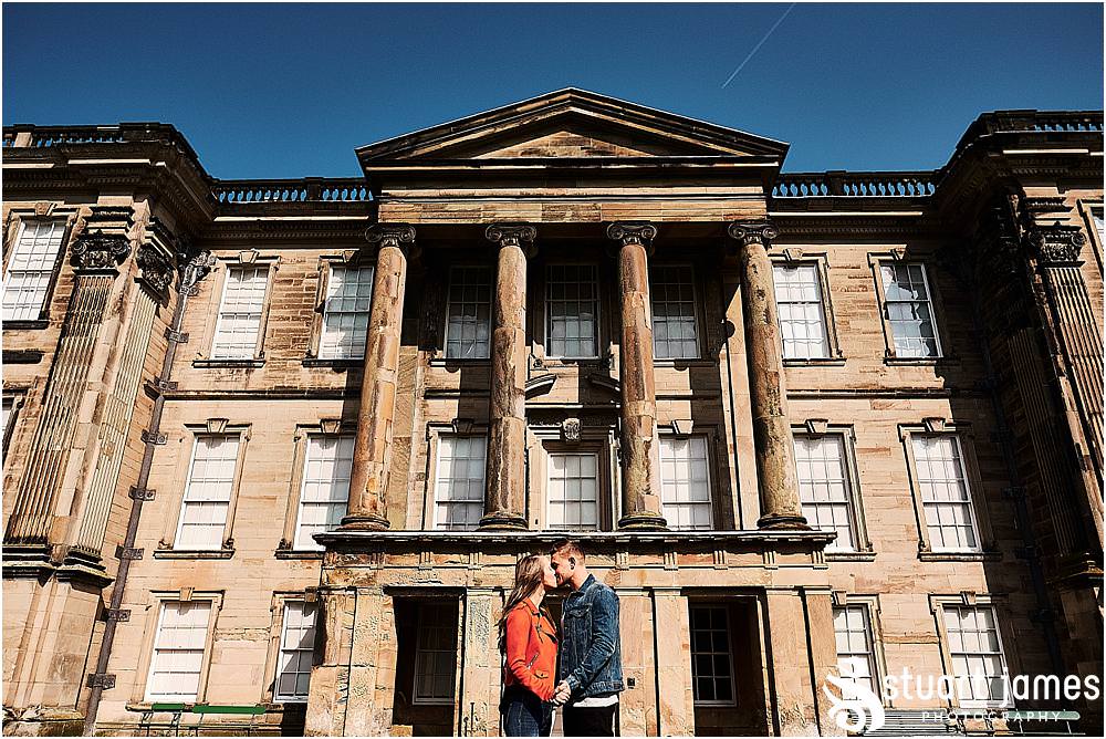 Creative relaxed portraits around Calke Abbey in Derbyshire by Derbyshire Wedding Photographer Stuart James