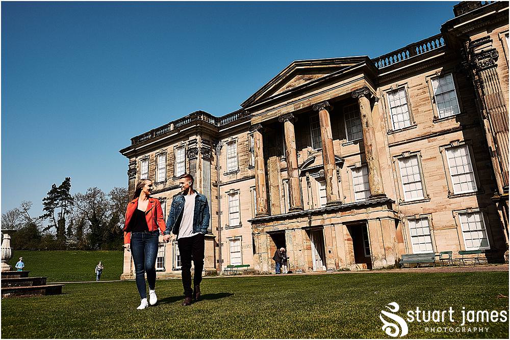 Creative relaxed portraits around Calke Abbey in Derbyshire by Derbyshire Wedding Photographer Stuart James