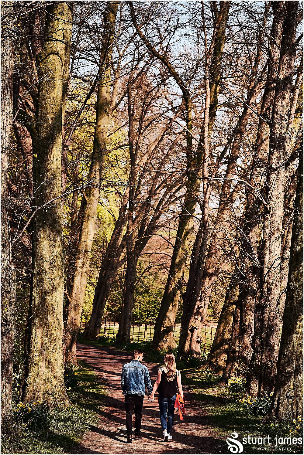 Creative relaxed portraits around Calke Abbey in Derbyshire by Derbyshire Wedding Photographer Stuart James