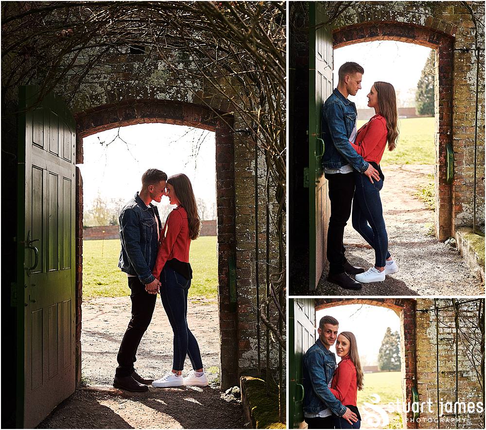 Creative relaxed portraits around Calke Abbey in Derbyshire by Derbyshire Wedding Photographer Stuart James